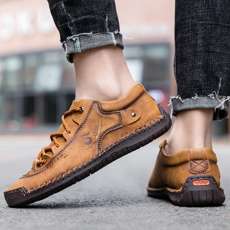 🎉Περιορισμένης διάρκειας εκπτώσεις - 50% έκπτωση, μόνο σήμερα - Μην το χάσετε✅ - Ανδρικά ορθοπεδικά παπούτσια από αυστραλιανό δέρμα μοσχαριού 👞Άνετο περπάτημα και ανακούφιση από τον πόνο✅