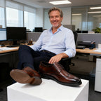 ⏰Σήμερα 50% έκπτωση✅Δερμάτινα παπούτσια υψηλής ποιότητας - Ανακουφίζουν από τον πόνο στις αρθρώσεις 👞 Άνετο περπάτημα