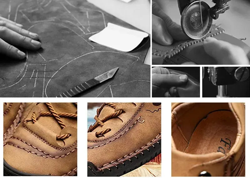 🎉Περιορισμένης διάρκειας εκπτώσεις - 50% έκπτωση, μόνο σήμερα - Μην το χάσετε✅ - Ανδρικά ορθοπεδικά παπούτσια από αυστραλιανό δέρμα μοσχαριού 👞Άνετο περπάτημα και ανακούφιση από τον πόνο✅