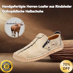【🎉Περιορισμένης διάρκειας εκπτώσεις - 70% έκπτωση, μόνο σήμερα - Μην το χάσετε】 - Ανδρικά ορθοπεδικά παπούτσια από αυστραλιανό δέρμα μοσχαριού 👞Άνετο περπάτημα και ανακούφιση από τον πόνο✅