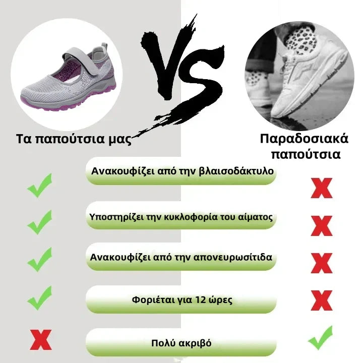 【🔥Χαρίστε το στην αγαπημένη σας φίλη και κερδίστε 50% έκπτωση! 】Μοντέρνα πολυλειτουργικά ορθοπεδικά παπούτσια μασάζ👟 - Ανακουφίστε από τον πόνο στις αρθρώσεις και προστατέψτε τα πόδια σας όλη μέρα