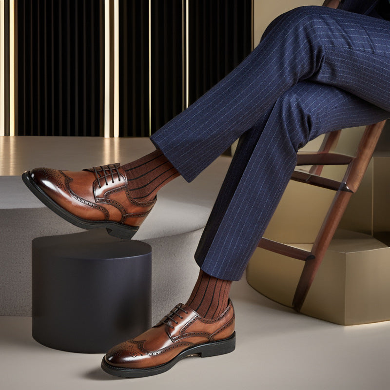 🎁Σήμερα 50% έκπτωση✅Δερμάτινα παπούτσια υψηλής ποιότητας - Ανακουφίζουν από τον πόνο στις αρθρώσεις 👞 Άνετο περπάτημα