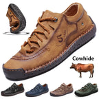 🎉Περιορισμένης διάρκειας εκπτώσεις - 50% έκπτωση, μόνο σήμερα - Μην το χάσετε✅ - Ανδρικά ορθοπεδικά παπούτσια από αυστραλιανό δέρμα μοσχαριού 👞Άνετο περπάτημα και ανακούφιση από τον πόνο✅