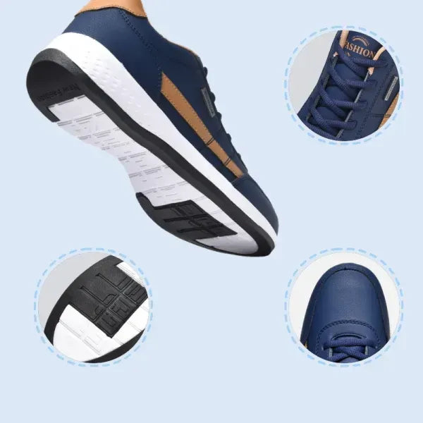 (🔥Περιορισμένης διάρκειας προσφορά 50% - μην το χάσετε!) - Κατασκευασμένα στην Ιταλία, μαλακά, άνετα, πολυτελή ορθοπεδικά παπούτσια από βουρτσισμένο δέρμα (υποστηρικτικά - ανακουφίζουν από τον πόνο των ποδιών)