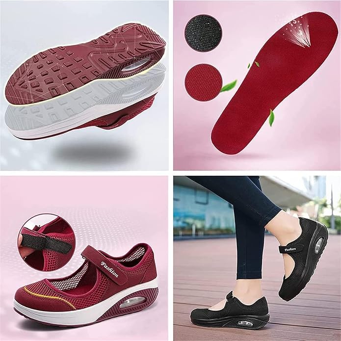 [🎁Σήμερα έκπτωση 50%, μην χάσετε δωρεάν ορθοπεδικές κάλτσες] Εργονομικά σχεδιασμένα ορθοπεδικά παπούτσια με αερόστρωμα που ανακουφίζουν εύκολα από τον πόνο στα πόδια 👞Δεν χρειάζεται να δένετε κορδόνια, εύκολα στη χρήση και στη χρήση