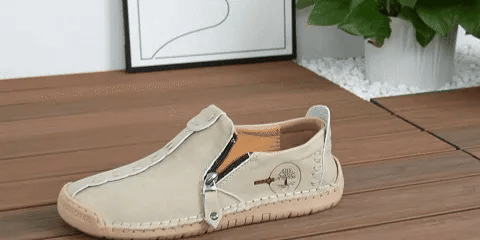 【🎉Περιορισμένης διάρκειας εκπτώσεις - 70% έκπτωση, μόνο σήμερα - Μην το χάσετε】 - Ανδρικά ορθοπεδικά παπούτσια από αυστραλιανό δέρμα μοσχαριού 👞Άνετο περπάτημα και ανακούφιση από τον πόνο✅