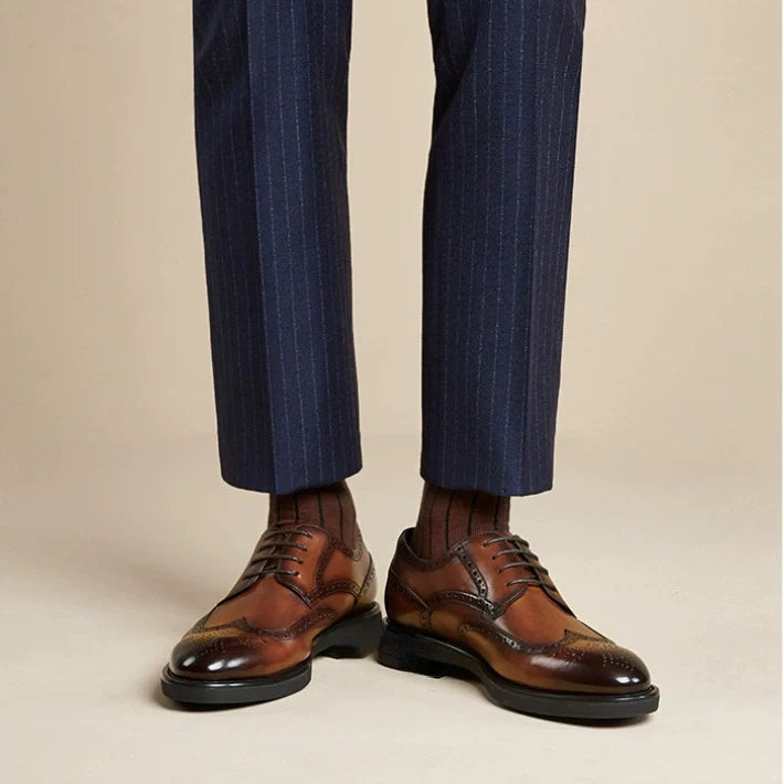 🎁Σήμερα 50% έκπτωση✅Δερμάτινα παπούτσια υψηλής ποιότητας - Ανακουφίζουν από τον πόνο στις αρθρώσεις 👞 Άνετο περπάτημα