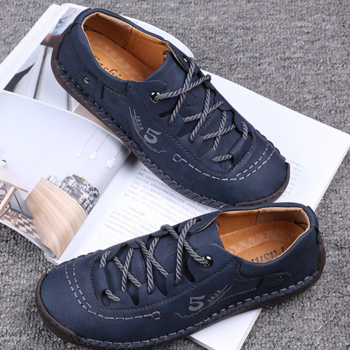 🎉Περιορισμένης διάρκειας εκπτώσεις - 50% έκπτωση, μόνο σήμερα - Μην το χάσετε✅ - Ανδρικά ορθοπεδικά παπούτσια από αυστραλιανό δέρμα μοσχαριού 👞Άνετο περπάτημα και ανακούφιση από τον πόνο✅