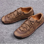 🎉Περιορισμένης διάρκειας εκπτώσεις - 50% έκπτωση, μόνο σήμερα - Μην το χάσετε✅ - Ανδρικά ορθοπεδικά παπούτσια από αυστραλιανό δέρμα μοσχαριού 👞Άνετο περπάτημα και ανακούφιση από τον πόνο✅