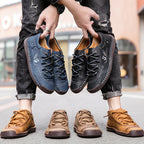 🎉Περιορισμένης διάρκειας εκπτώσεις - 50% έκπτωση, μόνο σήμερα - Μην το χάσετε✅ - Ανδρικά ορθοπεδικά παπούτσια από αυστραλιανό δέρμα μοσχαριού 👞Άνετο περπάτημα και ανακούφιση από τον πόνο✅