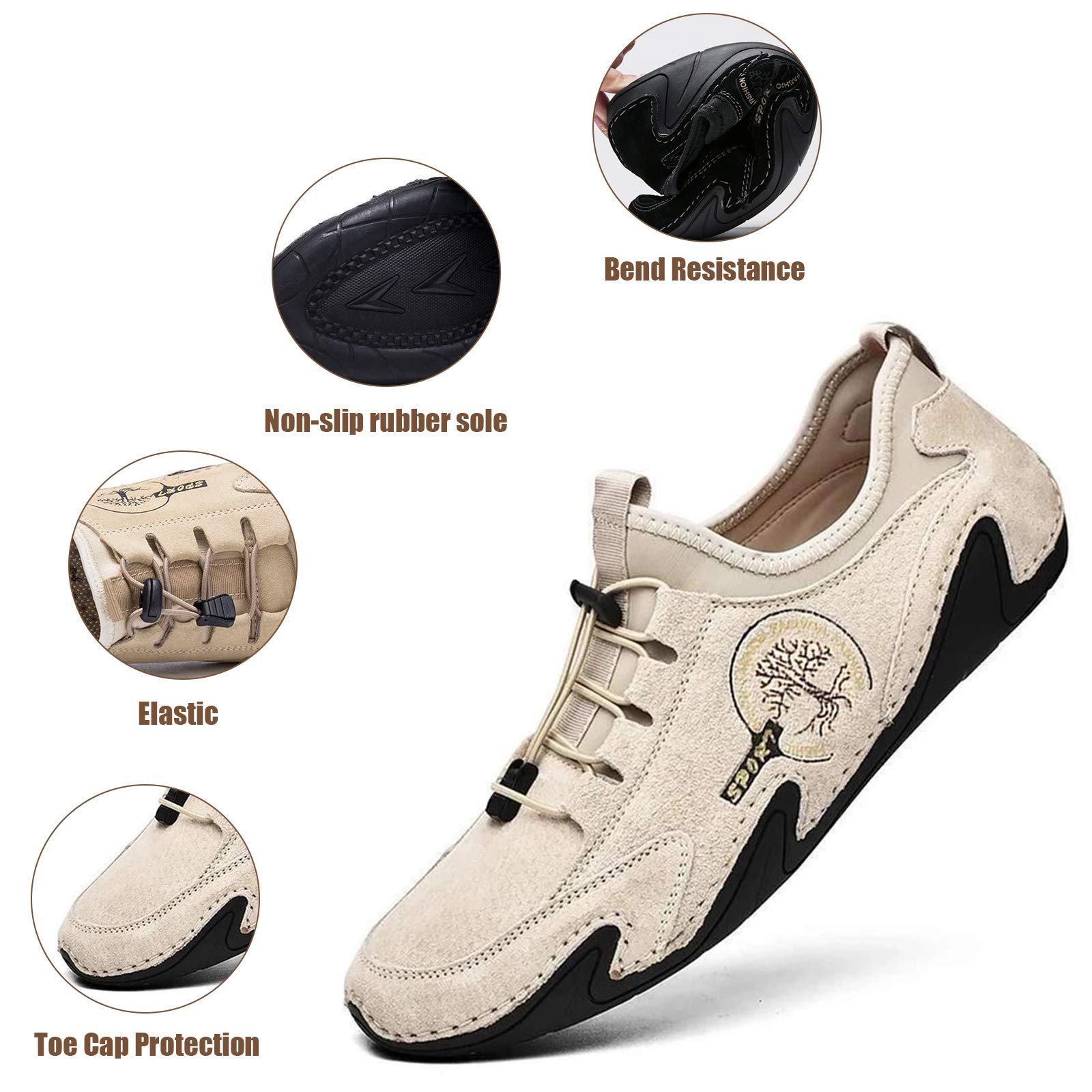 [🔥60% έκπτωση για περιορισμένο χρονικό διάστημα, μην το χάσετε🔥] Κομψά και άνετα χειροποίητα ιταλικά δερμάτινα παπούτσια ✅στήριξη καμάρας, ευκολότερο περπάτημα