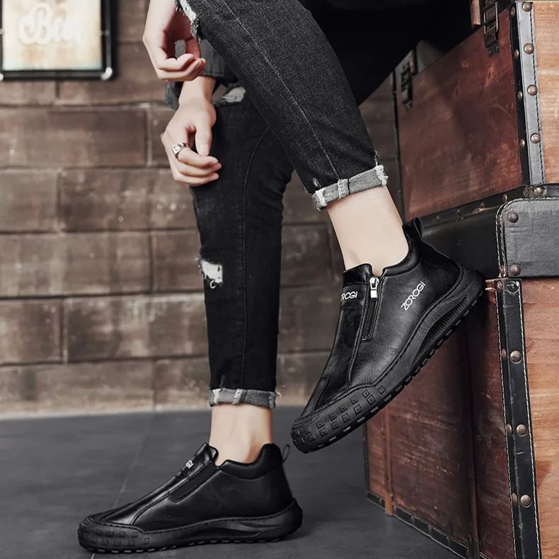 ⏰50% έκπτωση μόνο για σήμερα 👞 Κατασκευασμένο από δέρμα αγελάδας υψηλής ποιότητας, άνετο στο περπάτημα όλη μέρα